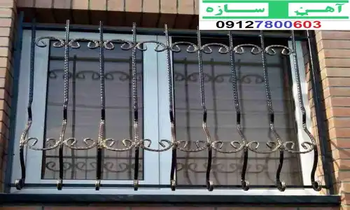 نرده حفاظ پنجره آهنی فرفورژه