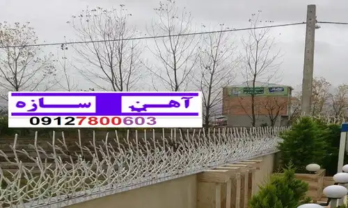 حفاظ نرده شاخ گوزنی لیلیوم روی دیوار بندر امام خمینی