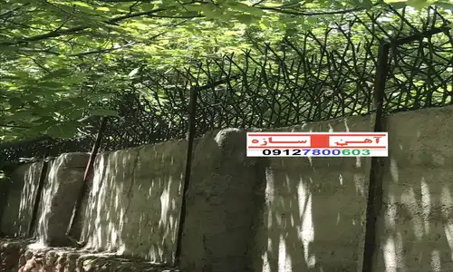 حفاظ شاخ گوزنی بوته ای گارد آهنی روی دیوار در تبریز