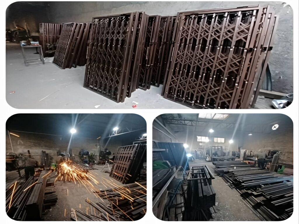 مراحل نصب حفاظ‌های اکاردئونی