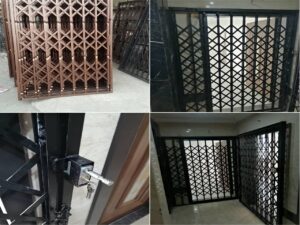 قیمت هر مترمربع درب آکاردئونی