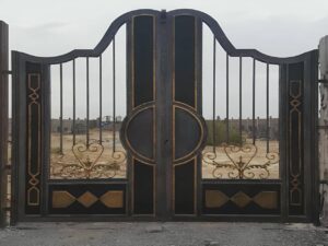 درب حیاط ویلایی در گنبدکاووس