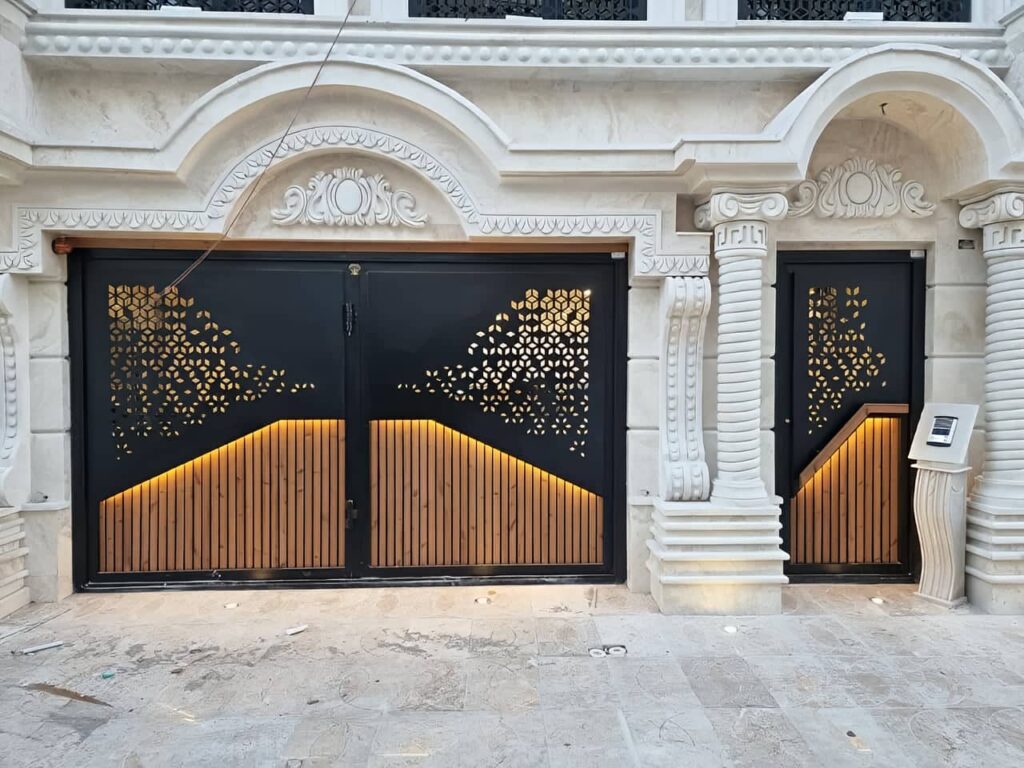 درب حیاط ساده و شیک