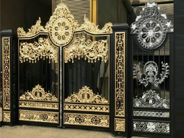 villa-door-wrought-iron-sp درب ویلایی کلاسیک و مدرنیته ویلا