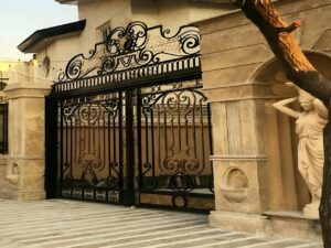 درب حیاط شیک مدرن و مقاوم