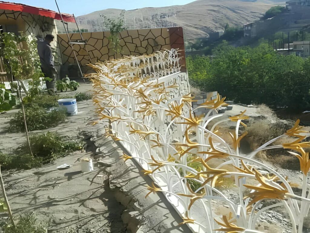 مدل نرده دیوار