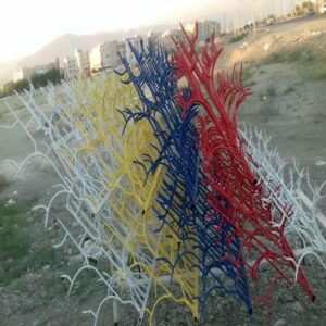 حفاظ اف آبشاری – حفاظ دیواری مدل F، بسیار متراکم، شیک