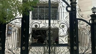 درب فلزی ورودی پارکینگ
