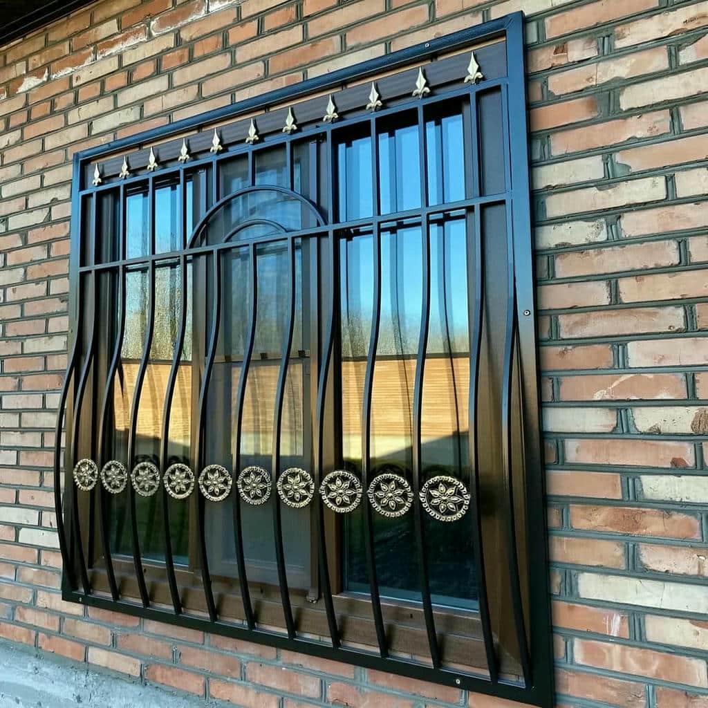 نرده پنجره آهنی ایمن