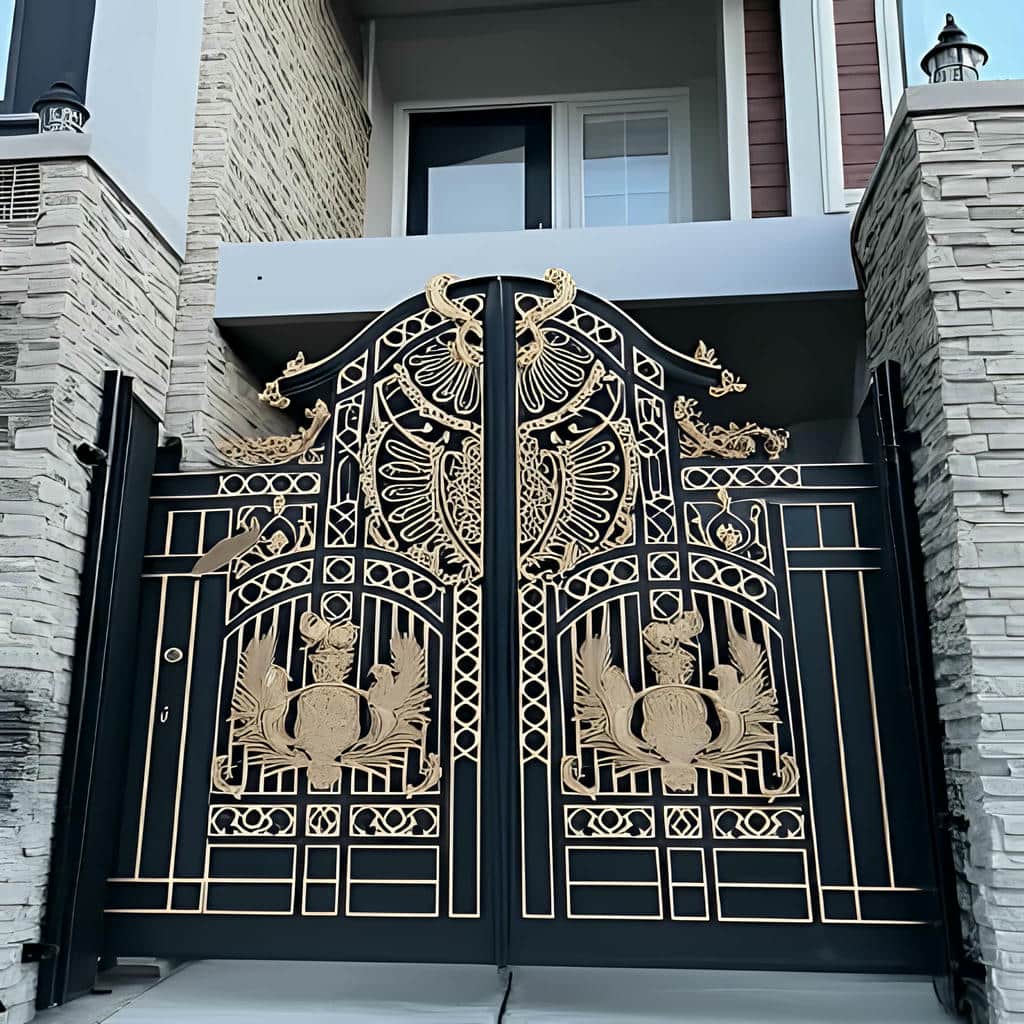 خرید درب حیاط ویلایی فلزی تک لنگه در پردیس