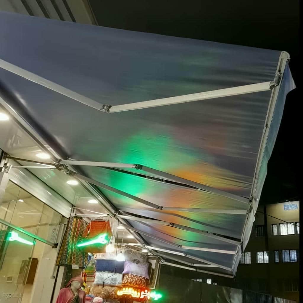 کارخانه سایبان برقی کم جا در اصفهان