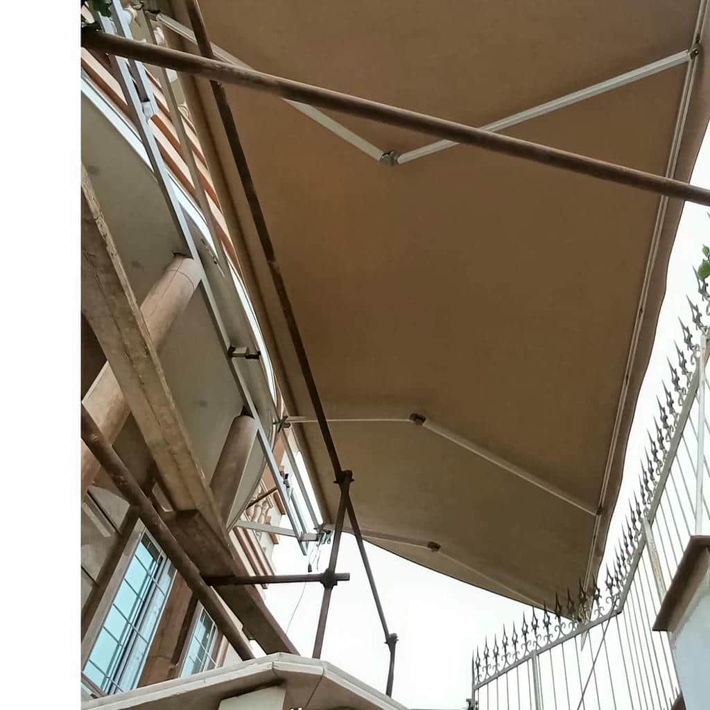 کارخانه سایبان برقی بازویی ساختمانی در گرگان