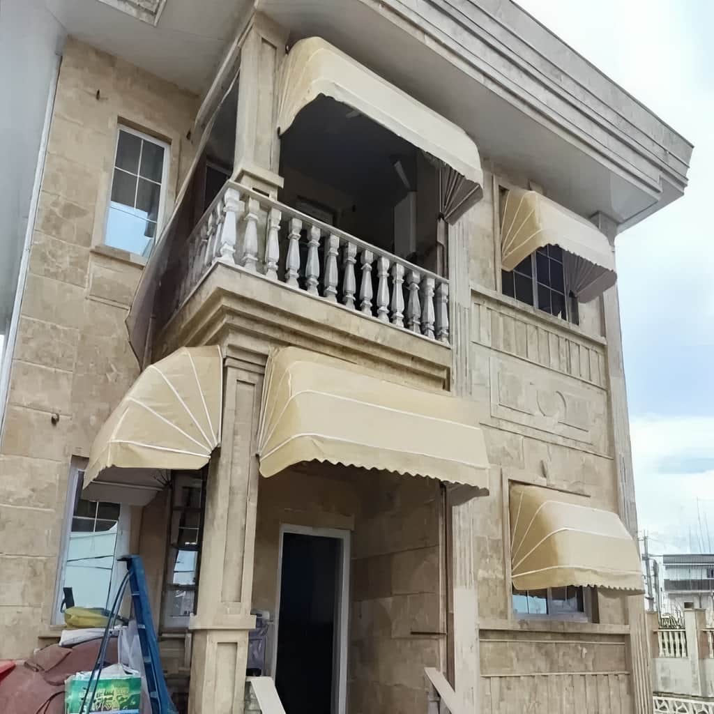 نصب سایبان برقی تراس در پردیس