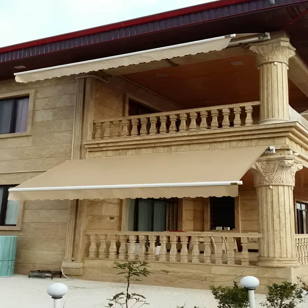 کارخانه سایبان برقی بازویی تنظیم بازشو در بندرعباس