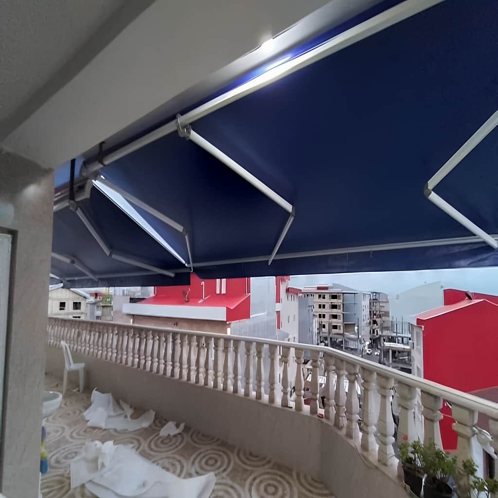 نصب سایبان برقی پارکینگ در ساوه