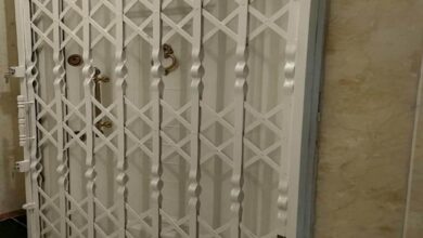 درب آکاردئونی در اصفهان