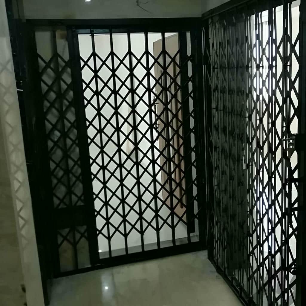 فروش درب آکاردئونی تمام گل در گنبدکاووس
