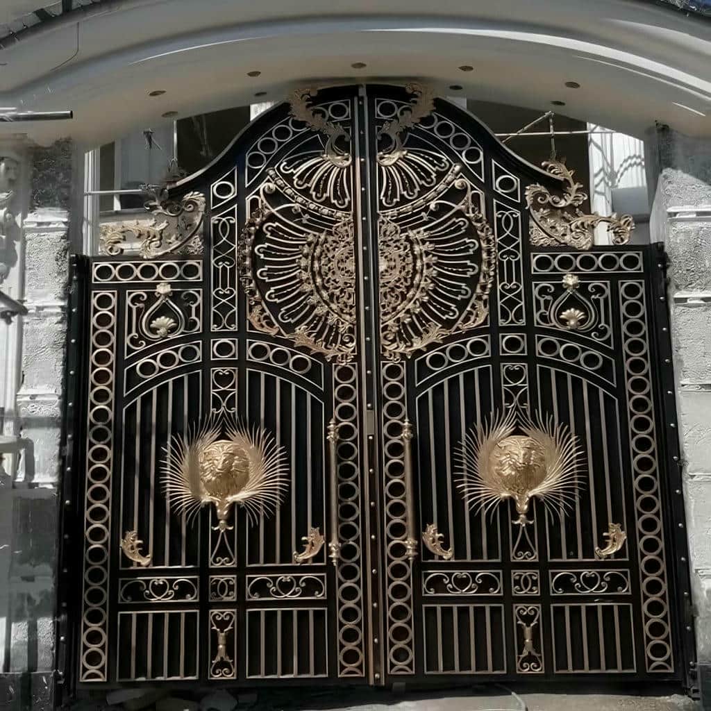 قیمت درب حیاط ویلایی فلزی دولنگه در هشتگرد