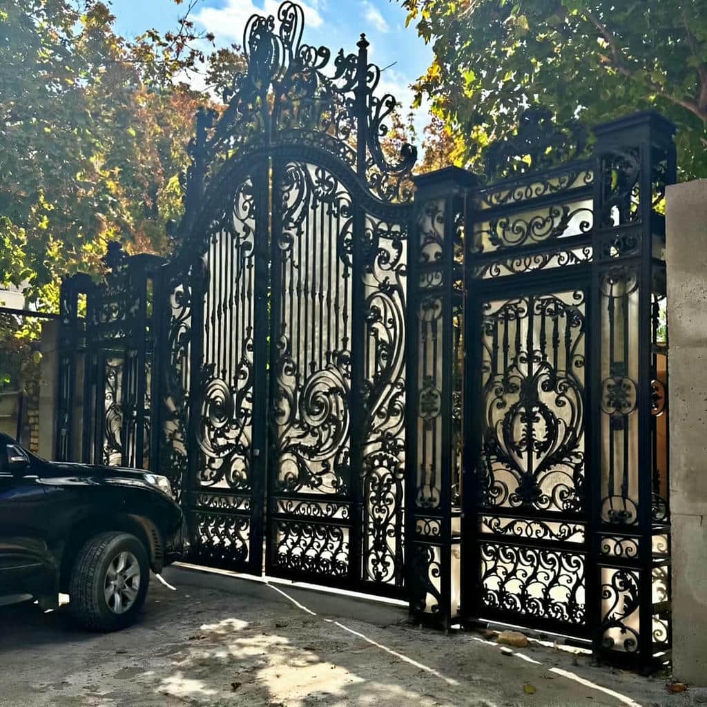 کارخانه درب حیاط ویلایی فلزی فرفورژه در پرند