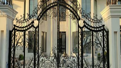 درب حیاط ویلایی فلزی در سقز
