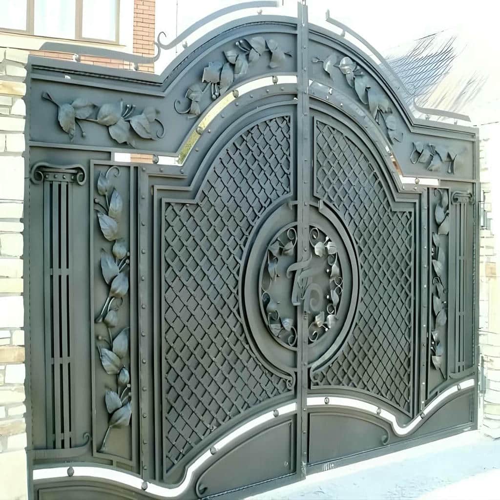 کارخانه درب حیاط ویلایی فلزی فرفورژه در ایرانشهر