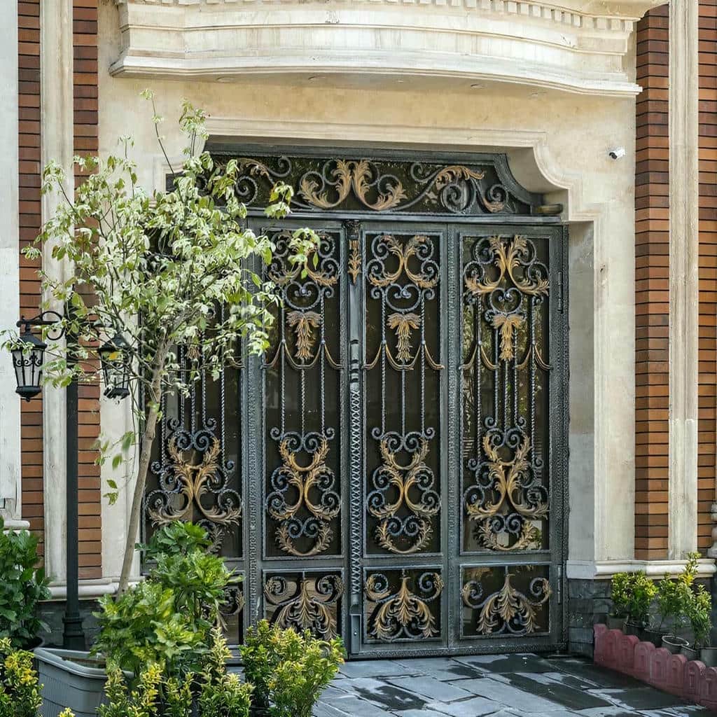 فروش درب حیاط ویلایی فلزی تاشو در ایرانشهر