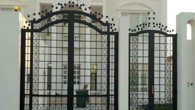 درب حیاط ویلایی فلزی در اشتهارد