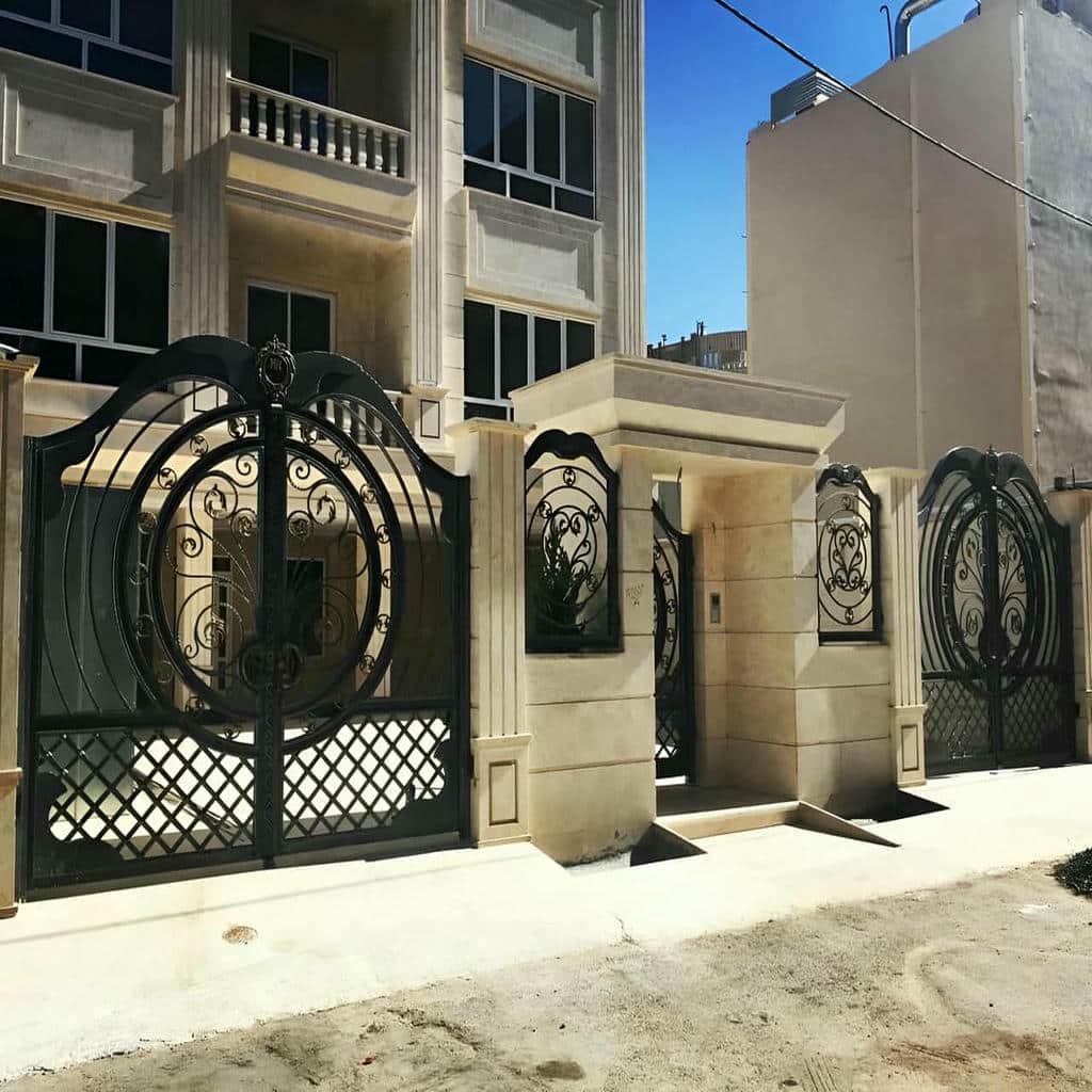 درب حیاط ویلایی فلزی در پردیس