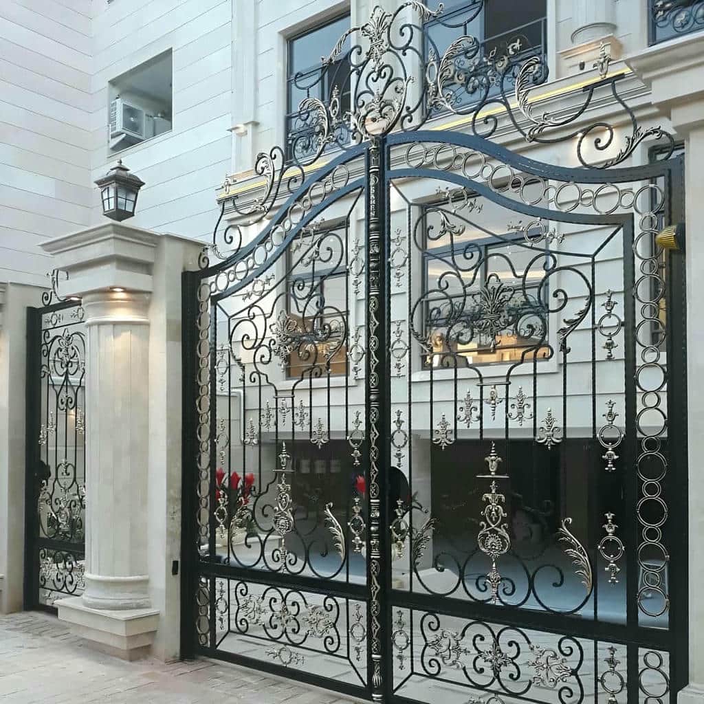 خرید درب حیاط ویلایی فلزی تک لنگه در قم