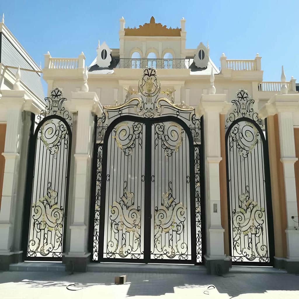 کارخانه درب حیاط ویلایی فلزی مدرن در سمنان