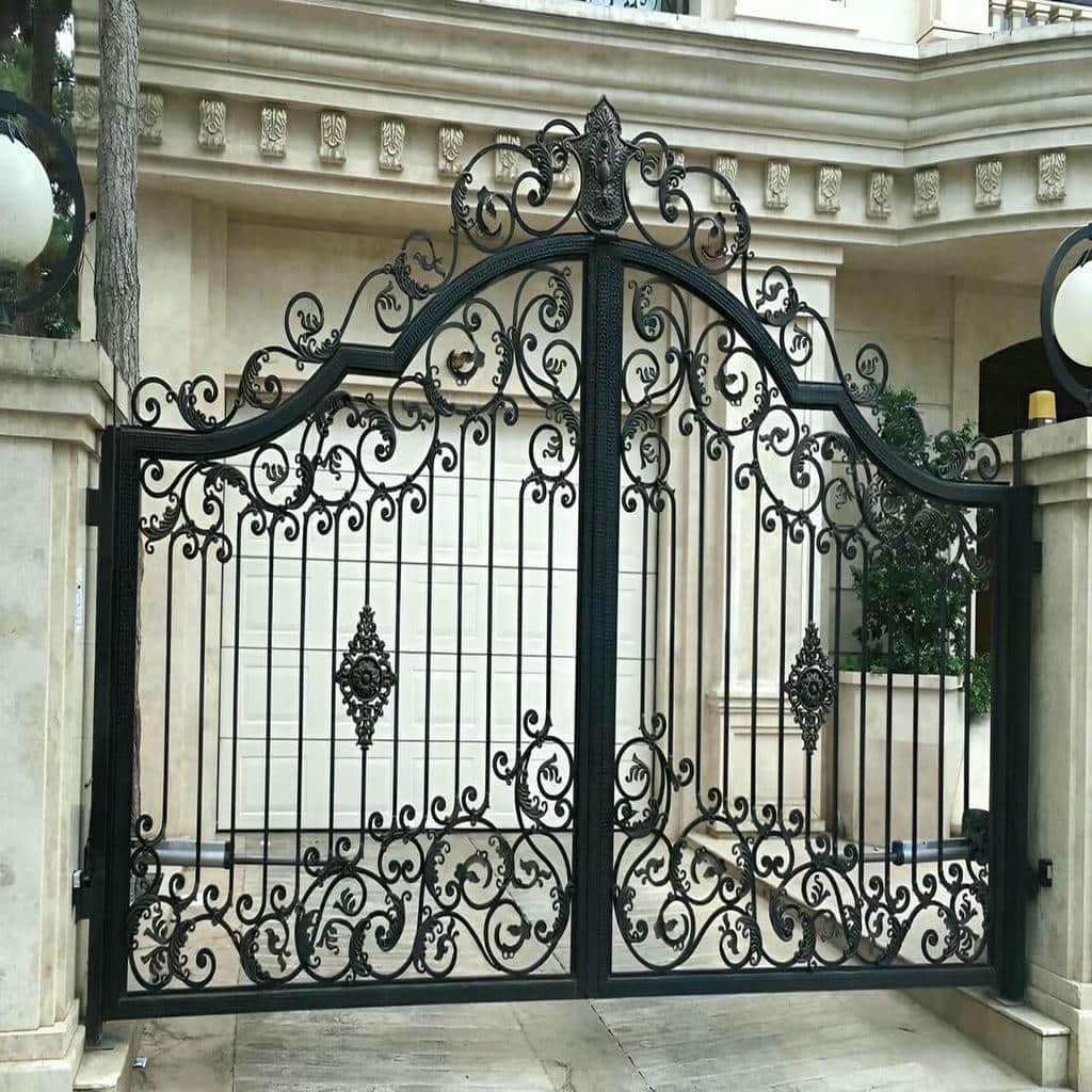 درب حیاط ویلایی فلزی در ایرانشهر