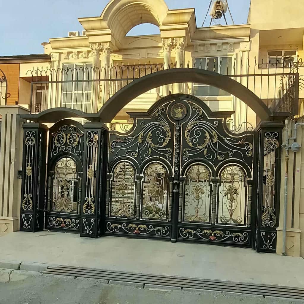 خرید درب حیاط ویلایی فلزی تک لنگه در سنندج
