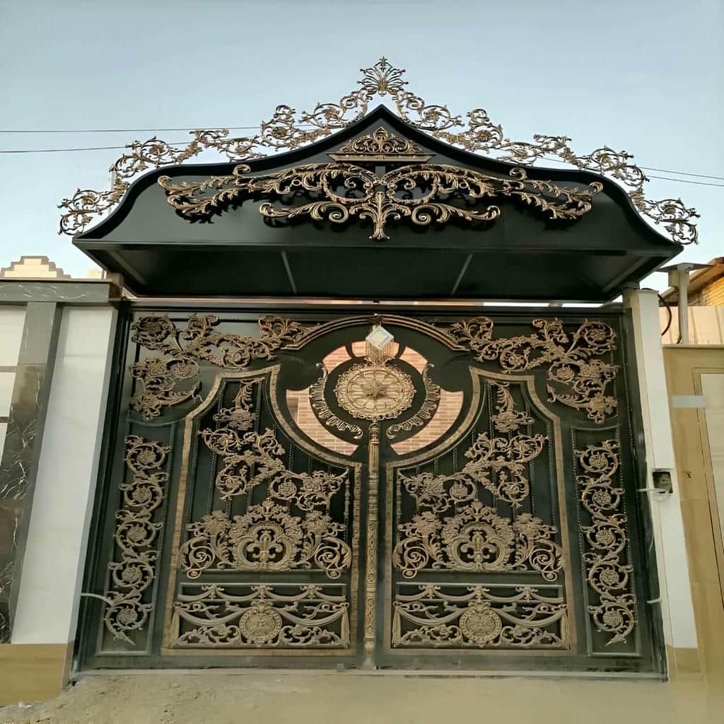 فروش درب حیاط ویلایی فلزی تاشو در کمال شهر