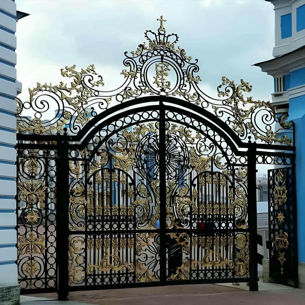 فروش درب حیاط ویلایی فلزی تاشو در سیرجان