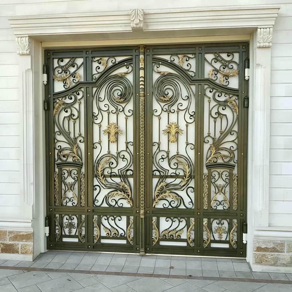 کارخانه درب حیاط ویلایی فلزی مدرن در آبسرد