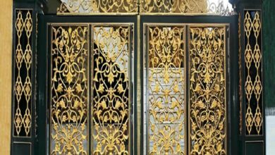 درب حیاط ویلایی فلزی در چابهار