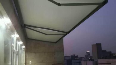 سایبان برقی اتوماتیک مغازه و پارکینگ 135