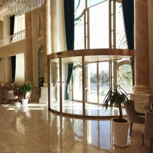 فریم مقاوم درب اتوماتیک شیشه ای