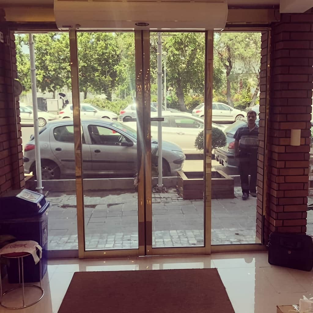 درب اتوماتیک تلسکوپی با برد کنترل