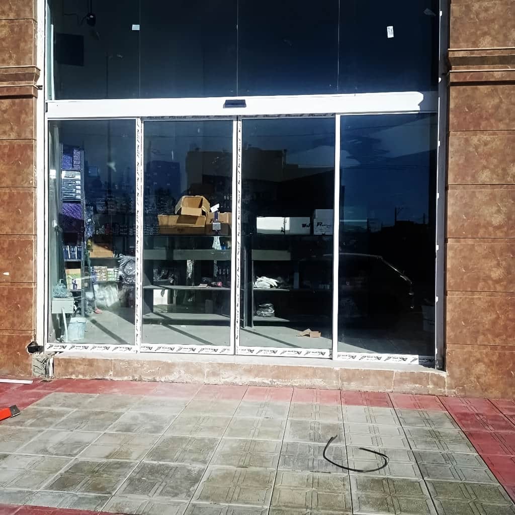 درب اتوماتیک تلسکوپی با سنسور حضور