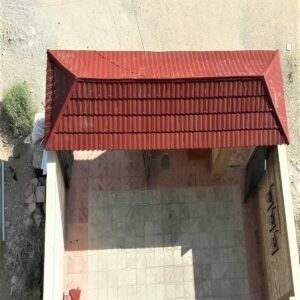 آردواز سردرب حیاط با فریم مقاوم آردواز زیبای سردرب حیاط