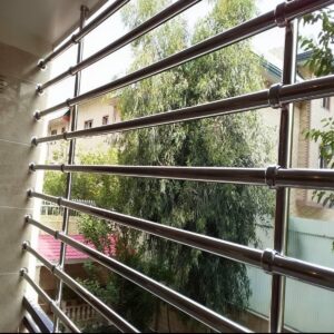 نرده استیل بالکن مدرن