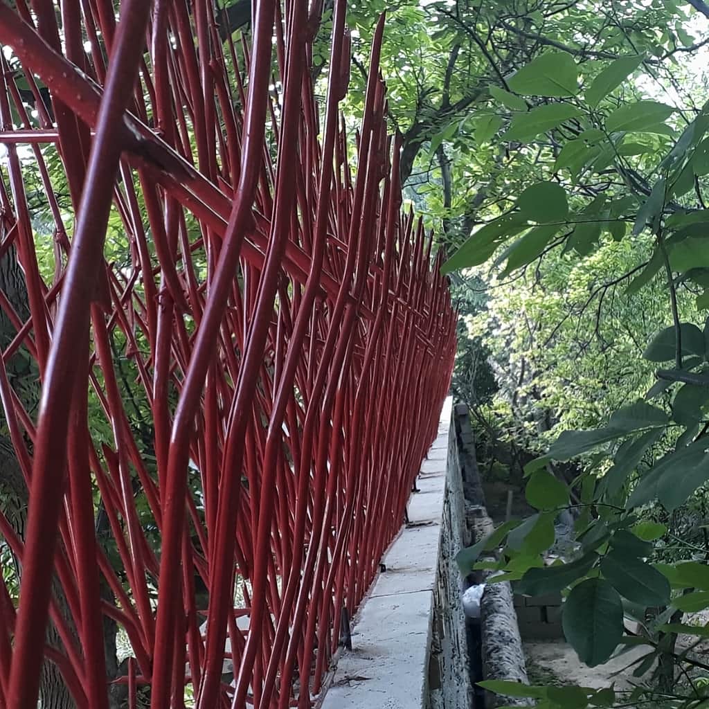 حفاظ شاخ گوزنی و بوته ای دیوار آهنی با شاسی فلزی مقاوم