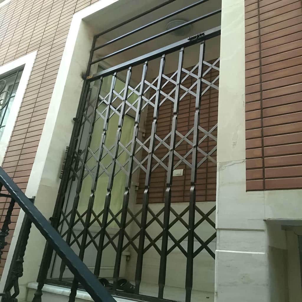 حفاظ آکاردئونی با ریل کشویی روان