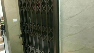 محافظ درب آکاردئونی مستحکم برای ایمنی ورودی