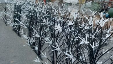 قیمت متری نرده روی دیوار