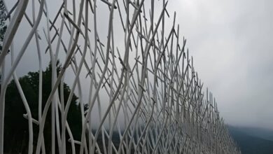 نرده دزدگیر دیوار آهنی محکم
