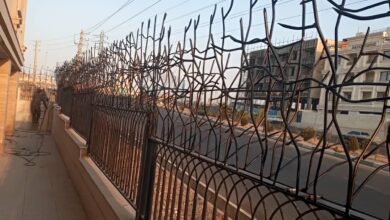 سپر امنیتی ضد صعود روی دیوار