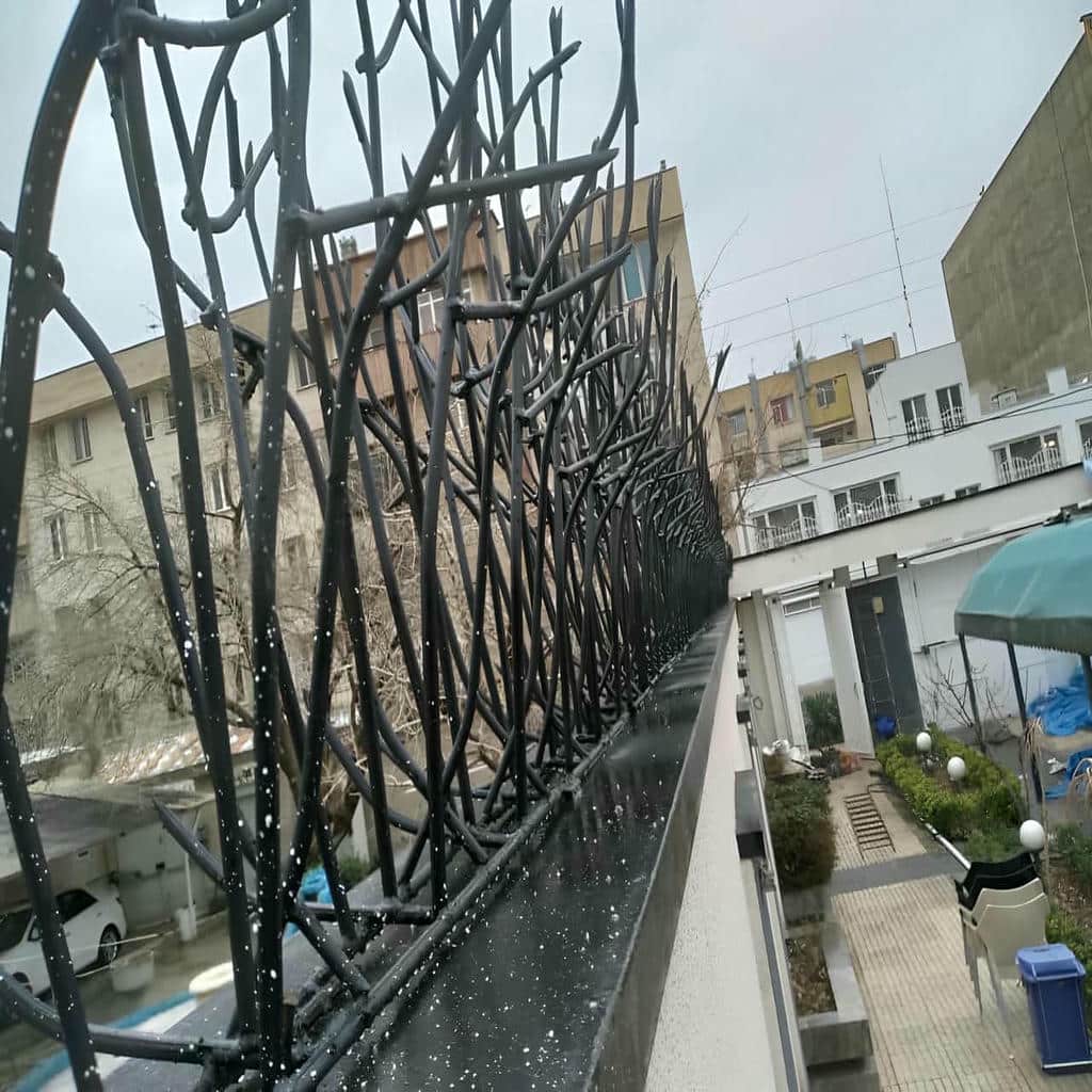 حفاظ شاخ بزی دیوار آهنی با شاسی فلزی مقاوم