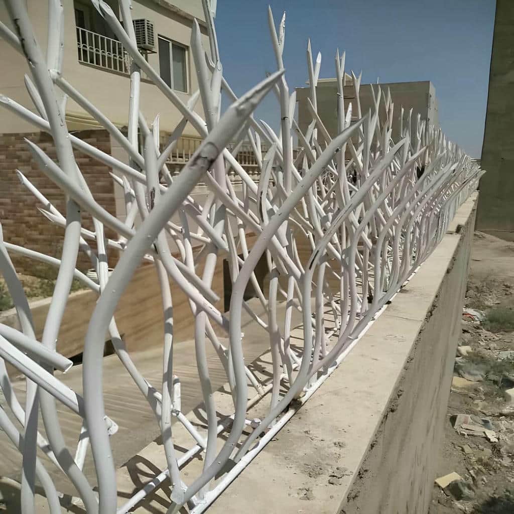 حفاظ آهنی دیوار پرتراکم با جوشکاری تمیز